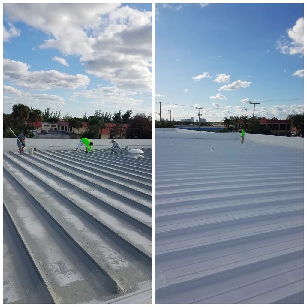 mesh membrane, metal roof repair, metal roofing, low cost roofing, commercial roofing, leak repair