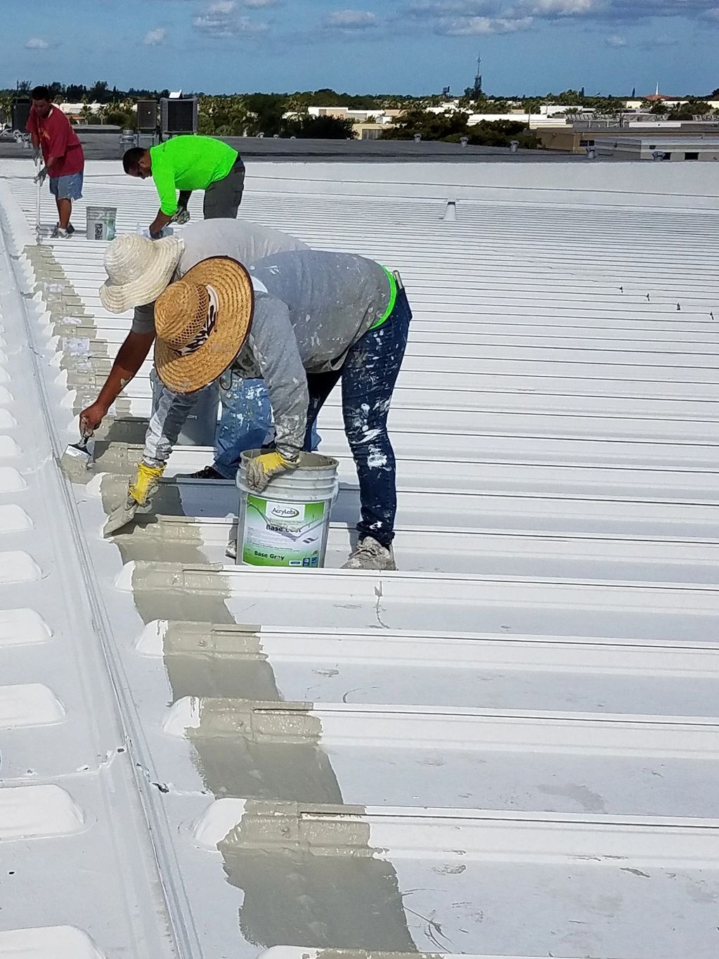 mesh membrane, metal roof repair, metal roofing, low cost roofing, commercial roofing, leak repair