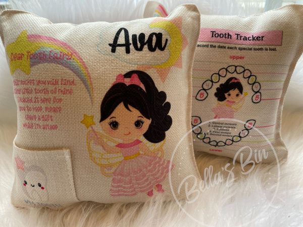 Tooth fairy pillow 8x8