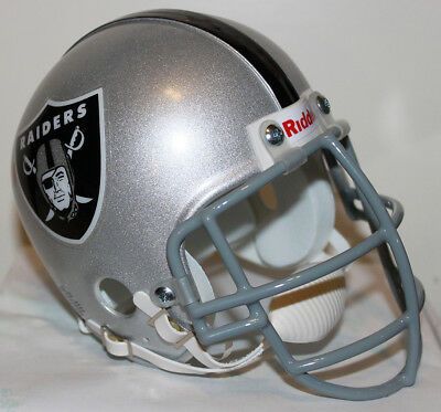 Oakland Raiders Custom Mini Helmet Metal Face Mask - Ted Hendricks ...