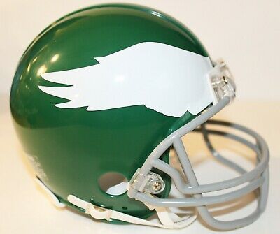 1969 Philadelphia Eagles Custom Throwback Mini Helmet - Road Games