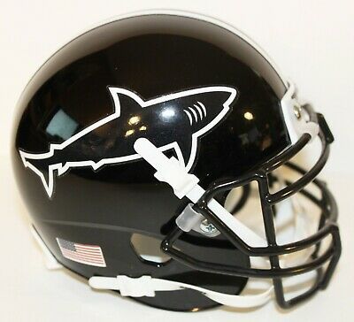 Any Given Sunday Miami Sharks Mini Helmet with Metal Face Mask