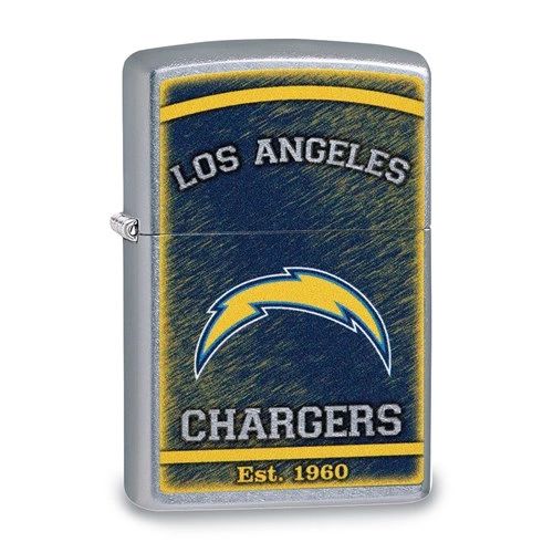 Zippo NFL Los Angeles Chargers Helmet Street Chrome Windproof