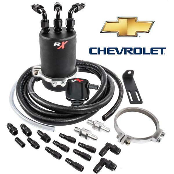 LS ENGINES GM dual valve 4 chamber catch can universal kits