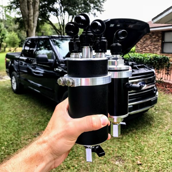 RX CATCH CAN, F150 CATCH CAN, UPR, RX PCV EVACUATION SYSTEM MOST
