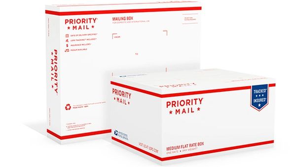 SECOND DAY SHIPPING ONLY USPS LOCAL PRIORITY FLAT RATE