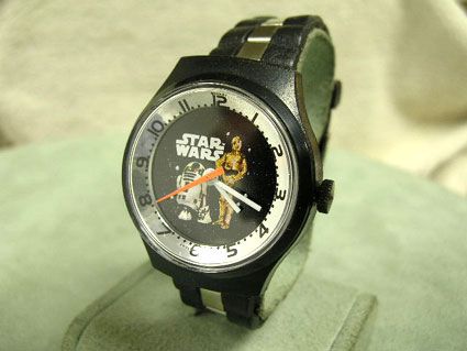 Vintage star shop wars watch