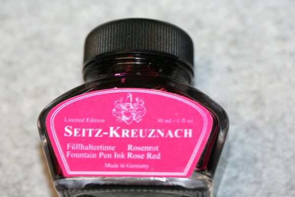 Fountain Pen Ink - Seitz-Kreuznach Ink - Rose Red Ink - Pink Red Ink - Fountain Pen Ink - Bottled Ink