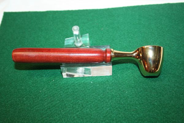 Handcrafted Redheart Heavy Duty Handled Gold Coffee Scoop