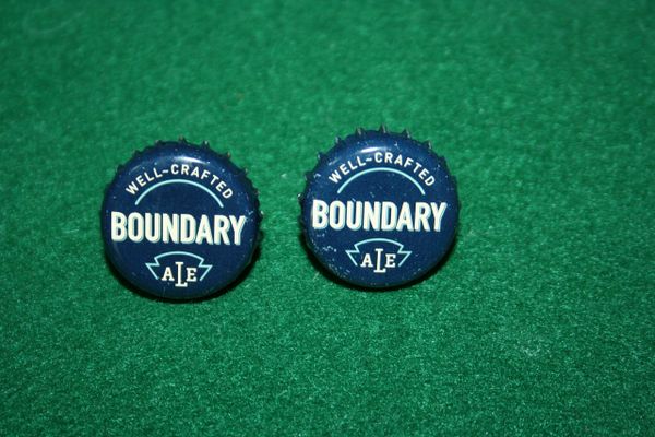 Handcrafted Cuff Links - Boundary Ale Beer Cap with 24 ct Gold Plated Posts