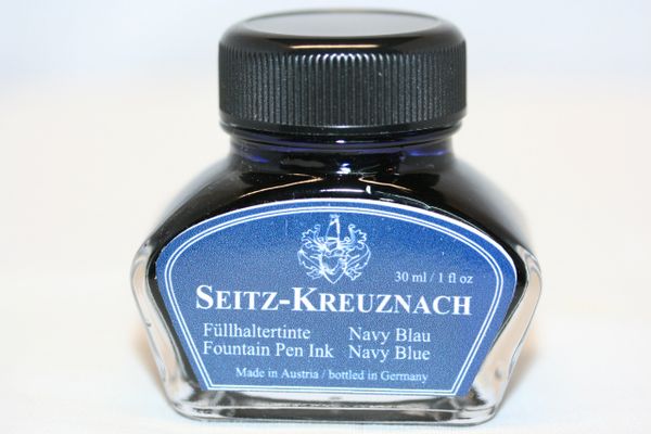 Fountain Pen Ink - Seitz-Kreuznach Ink - Navy Blue Ink - Blue Ink - Fountain Pen Ink - Bottled Ink