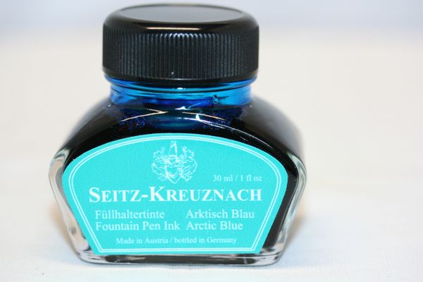 Fountain Pen Ink - Seitz-Kreuznach Ink - Arctic Blue Ink - Blue Ink - Fountain Pen Ink - Bottled Ink