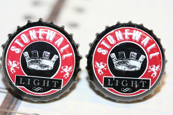 Cufflinks - Cuff Links - Stonewall Beer Cap Cufflinks - Bottle Cap Cufflinks - Handcrafted Cufflinks - Beer Cap Cufflink - Stonewall Beer