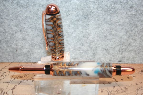 Cigar Pen - Pine Cones in Raspberry Vanilla Alumilite - Twist Pen - Ballpoint  Pen - Journaling - Writing - Alumilite Pen - Pen - Gunmetal