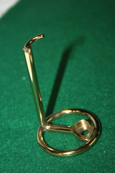 Titanium Gold Wire Razor Stand for Safety, Fusion and Mach 3 Razors