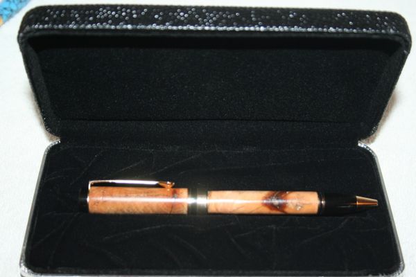 Pen Box - Deluxe Single Pen Presentation Box, Velvet Lined
