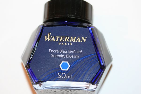 Waterman Bottled Ink - Fountain Pen Ink - Serenity Blue - Blue Ink - 50 mL Bottle