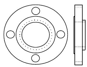 FlawTech-P009 Forged Pipe Flange