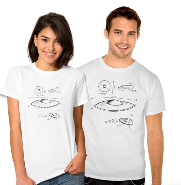 UFO Blueprint T-Shirt