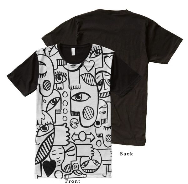 Graffix Shirt Black and White Edition