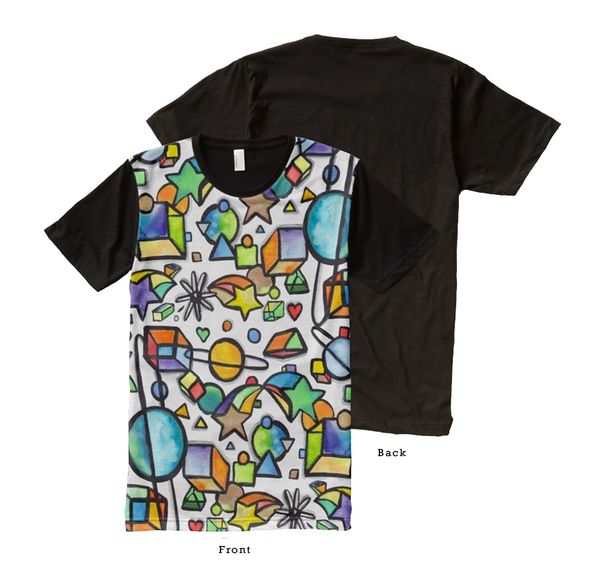 Cosmic Geometric Graffix Shirt