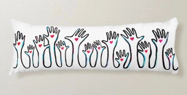 Hands of Support Body Pillow