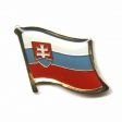 SLOVAKIA NATIONAL COUNTRY FLAG LAPEL PIN BADGE .. NEW AND IN A PACKAGE