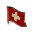 SWITZERLAND SUISSE NATIONAL COUNTRY FLAG LAPEL PIN BADGE .. NEW AND IN A PACKAGE