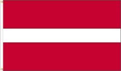 LATVIA LARGE 3' X 5' FEET COUNTRY FLAG BANNER .. NEW AND IN A PACKAGE