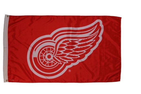 DETROIT RED WINGS 3' X 5' FEET NHL HOCKEY FLAG BANNER .. NEW AND IN A PACKAGE