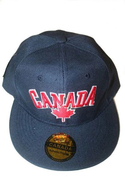 CANADA BLUE WITH MAPLE LEAF HIP HOP HAT CAP .. NEW