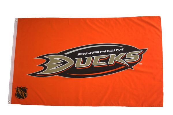 ANAHEIM DUCKS 3' X 5' FEET NHL HOCKEY LOGO FLAG BANNER