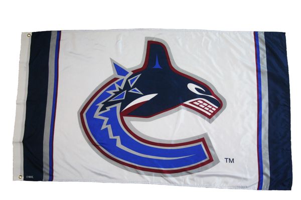 VANCOUVER CANUCKS 3' X 5' FEET NHL HOCKEY LOGO FLAG BANNER