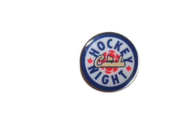 IN CANADA - HOCKEY NIGHT METAL LAPEL PIN BADGE .. NEW AND IN A PACKAGE