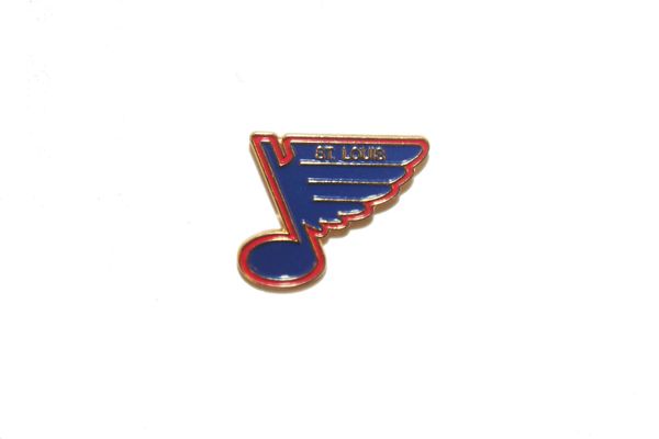 ST.LOUIS BLUES NHL LOGO METAL LAPEL PIN BADGE .. NEW AND IN A PACKAGE