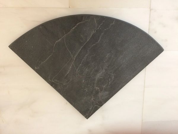 Black Slate Natural Stone Shower Corner Shelf