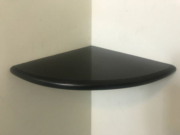 Premium 2CM X 9" Black Granite Shower Corner Shelf