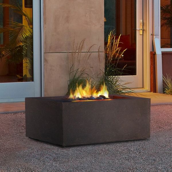 Real Flame Baltic Square Propane Fire Table (Ships Truck Call for Rates)