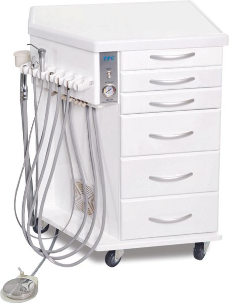 Orthodontic Mobile Delivery Cabinet w/Built-in 3HP Unit