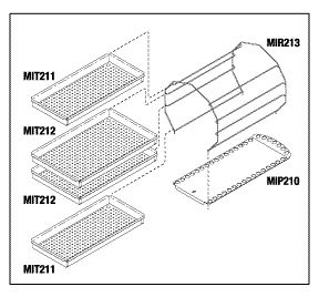 Rack and Tray Kit, to fit Midmark M11