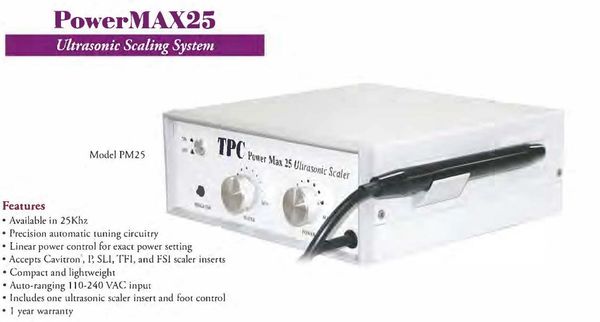 TPC PowerMAX 25 Ultrasonic Scaler w/1 insert
