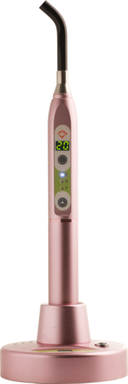 Slimax-C Plus, LED Curing Light, Built-in Radiometer, Pink/Silver/Blue