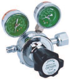 Oxygen Regulator, 2 Gauge, Adjustable