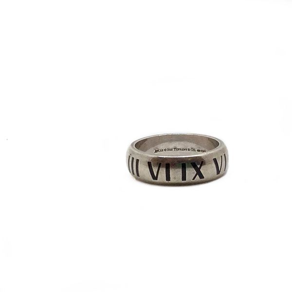 Tiffany & Co. Roman Numerals Sterling Silver Ring