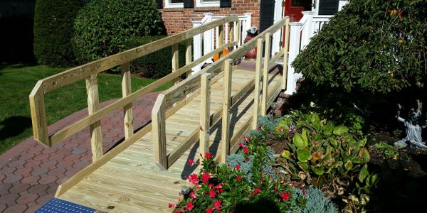 Wheel chair ramp, ramps, wood ramp, modular, aluminum ramp