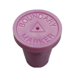 Pink Boundary Marker Pack of 20 1/2" RingGuard Caps