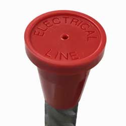 Red Electrical Line Pack of 20 1/2" RingGuard Caps