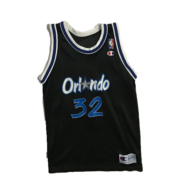 Shaquille O Neal Orlando Magic Champion Basketball Jersey Vintage Mint