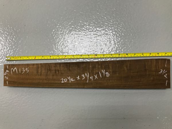 Hawaiian Koa Board Curly 4/4 #M-135