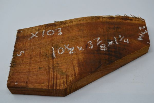 Hawaiian Koa Board Curly 1 1/4 #X-103